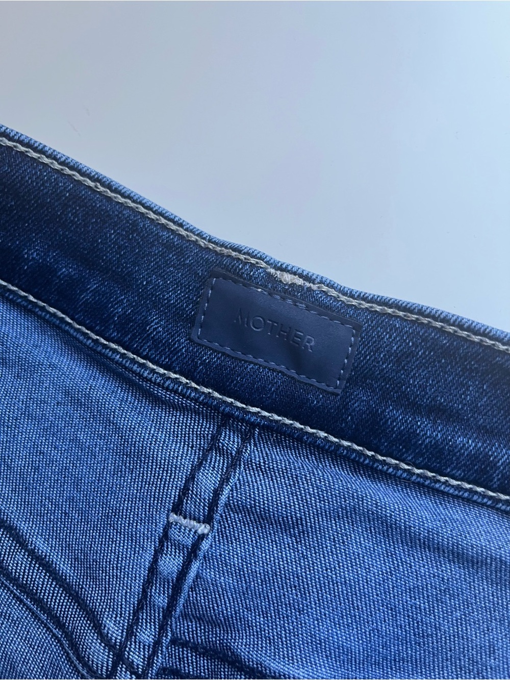 Mother Lil Mother Lil Tripper Ankle Homecoming High Blue Jeans 30 - Picture 7 of 13